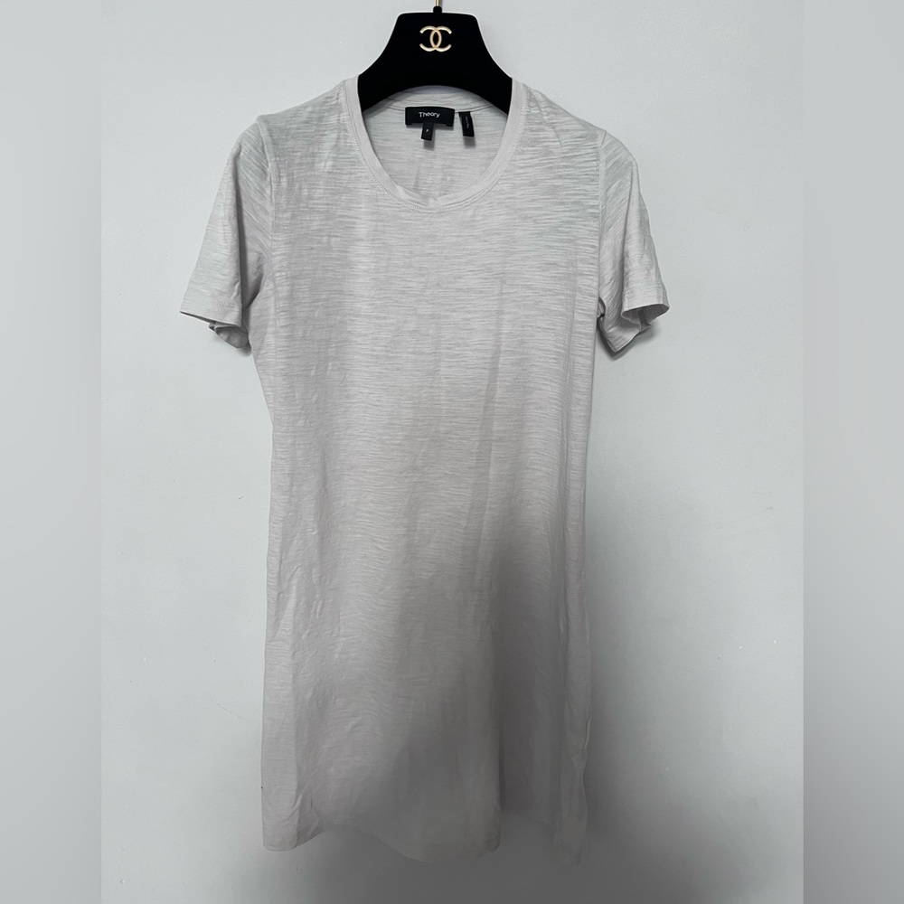 Theory Cherry B2 Sea Slub T Shirt Dress